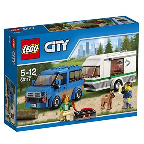 LEGO City - Carrinha e Caravana - 60117 (Idade Mínima: 5) LEGO - Brinquedos - lego city, carrinha, caravana, idades mínima 5