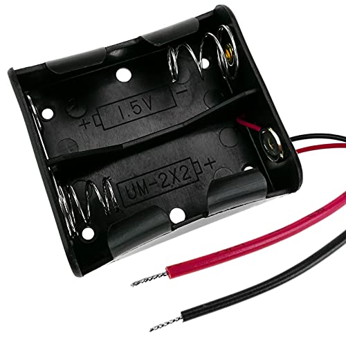 Suporte para Bateria BE MATIK 2X1,5V (Recondicionado Como Novo) BEMATIK.COM - Baterias - suporte, bateria, be matik, recondicionado, pilhas, plástico preto