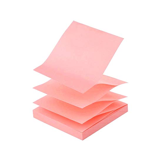Bloco de Notas Autocolante DRECT Zig Zag Rosa (75x75 mm) Leviatan-Poligrafia Sp. z o.o. - Notas autoadesivas - autocolante, rosa, 75x75 mm