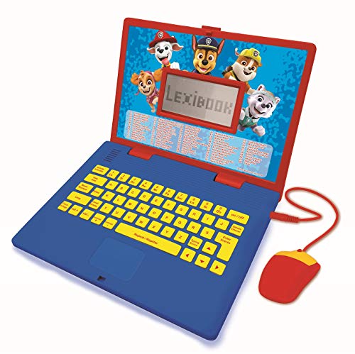 Computador LEXIBOOK Patrulha Pata Chase e Marshall Lexibook - Eletrônicos falsos - educativo, jogos, leitura, cálculo