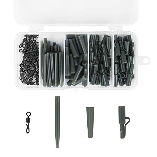 Jubaopen 120Pcs Carp Fishing Kit Accessory Jubaopen - Bolsas e caixas de equipamentos - jubaopen, 120pcs, pesca de barbos, acessório