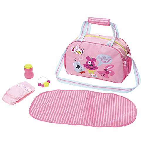 Saco de Fraldas para Bonecas ZAPF Baby Born (Rosa) Zapf - Acessórios para bonecas e figuras de ação - fraldas, bonecas, rosa, material macio