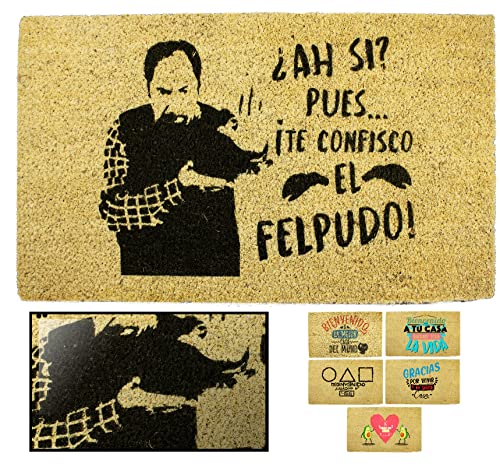Tapete Decorativo LUCAHOME (Coco - 40 x 70 cm) LUCA HOME - Tapetes de porta - coco, 40 x 70 cm, fibras sintéticas, macio