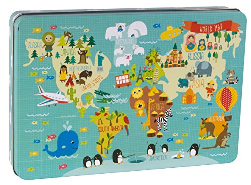 Puzzle APLI KIDS Mapa (24 Peças - Idade Mínima: 3) Apli kids - Quebra-cabeças de encaixar - puzzle, mapa, 24 peças, idade mínima: 3