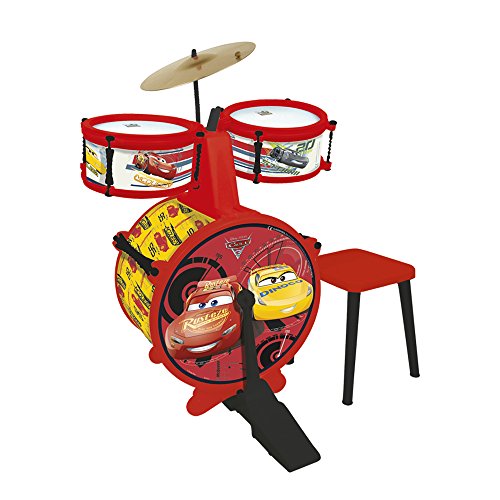 Conjunto de Bateria para Crianças LEXIBOOK Cars 470 - Brinquedos - conjunto, bateria, crianças, LEXIBOOK, cars, instrumentos