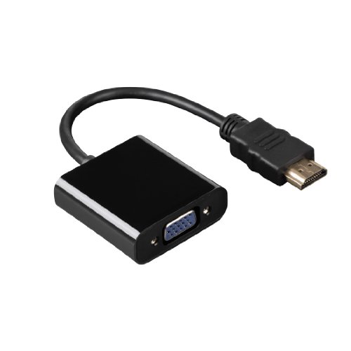 Adaptador de Interface HAMA 00054569 Preto Hama - Adaptadores de cabos de áudio e vídeo - hdmi, vga, machofemea, preto
