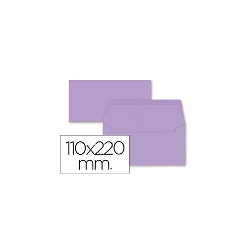 Pack de 9 envelopes LIDERPapel SB68 Lilás (110x220mm) Liderpapel - Envelopes - pack, envelopes, liderpapel, sb68, lilás, 110x220mm