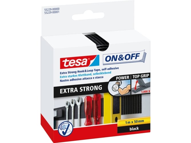 Fita Adesiva TESA On&Off Extra Strong (50 cm) TESA - Fita adesiva de ferragens - extra forte, 50 cm