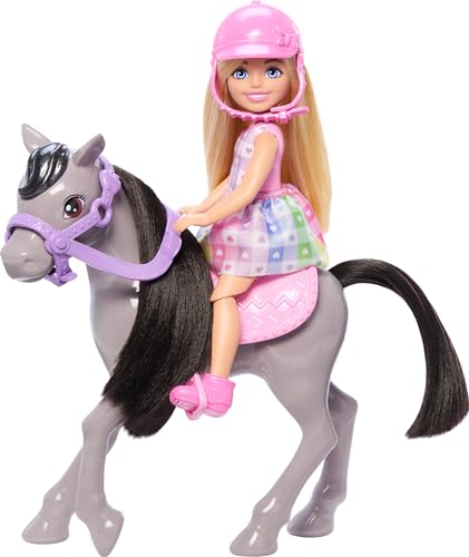 Boneca MATTEL Chelsea and Her Pony (Idade Mínima Recomendada: 3 anos) Mattel - Brinquedos - boneca, pony, idade mínima 3 anos