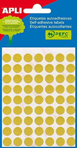 Etiqueta Autocolante APLI Mini Bolsa Amarelo (10 mm) APLI - Etiquetas e tags - autocolante, amarelo, mini, bolsa