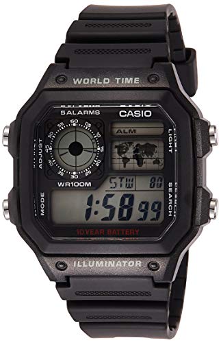 Relógio Digital CASIO Homem (Aço e Resina - Branco) Casio - Relógios - digital, homem, aço, resina, branco