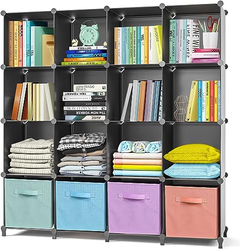 Armário Infantil AWTATOS Ulpz017 16 Cubos AWTATOS - Organizadores de armário e cabideiros - infantil, 16 cubos