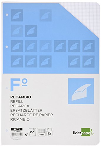 Recarga para Plastificadora Lider A4 60G/M² Quadro 3Mm com Márgem 4 Taladros Liderpapel - Papel de impressora e copiadora - a4, 60g/m², quadro, plástico