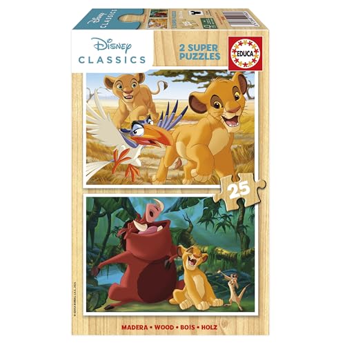 Puzzle EDUCA BORRAS The Lion King (Idade Mínima: 4 Anos - 25 Peças) Educa Borrás - Jogos - puzzle, educa borrás, lion king, idade mínima 4 anos, 25 peças