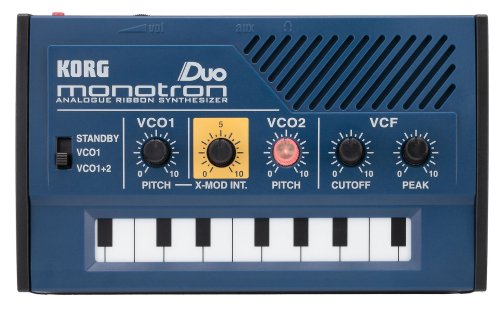 Korg Monotron Duo Synthétiseur Analogique Noir KORG - Instrumentos musicais eletrônicos - sintetizador analogico, portatil compacto, duas entradas audio, trigger