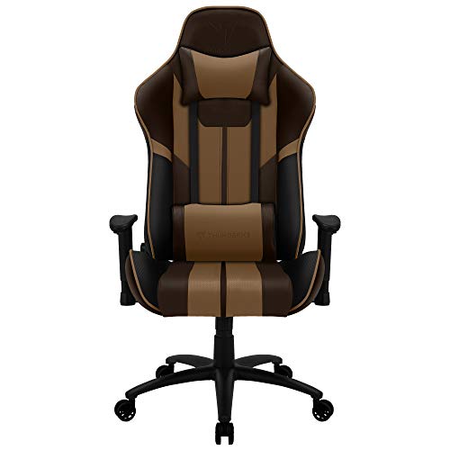 Cadeira Gaming com Efeito de Fúberia ThunderX3 BC3BOSS | Castanho, Cinzento THUNDERX3 - Conjuntos de móveis - gaming, fúberia, castanho, cinzento