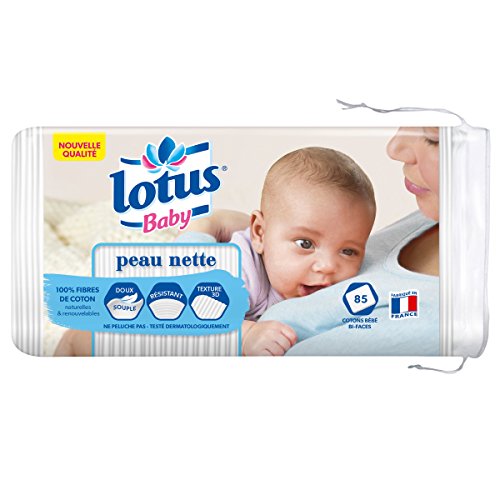 Algodão LOTOUS BABY Peau Nette 5 Pack 85 g LOTUS BABY - Algodão em bolas - algodão, lotous baby, pele clara, pack 5 unidades, 85g