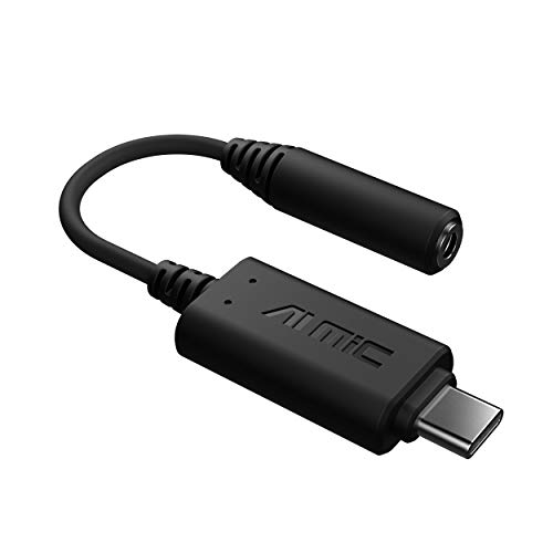 Adaptador para Auscultadores ASUS AI Noise-Canceling Mic Adapter ASUS - Adaptadores de cabos de áudio e vídeo - nintendo switch, usb, 3.5mm, com fios