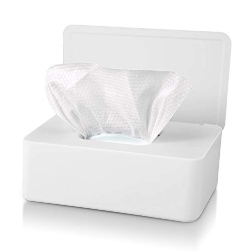 Caixa de Arrumação de Higiene Masculina com Tampo Branco Tusenpy - Lenços de papel facial - higiene, masculino, tampa, branco