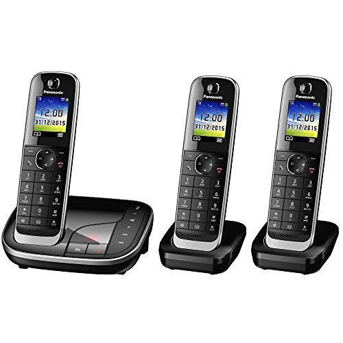 Telefone sem fio PANASONIC KX-TGJ323 Preto Panasonic - Telefones sem fio - telefone sem fio, PANASONIC, kx-tgj323, preto, dect