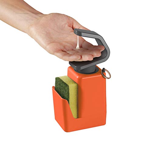 Dispensador de Sabonete METALTEX Laranja Metaltex - Dosadores de sabão e loção - 400ml, ajustável, prático, fácil de usar