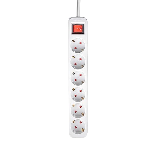 Extensão Elétrica 7H SEVENON (5 m - 6 Tomadas) 7H SEVENON - Fios e cabos elétricos - 5 m, 6 tomadas