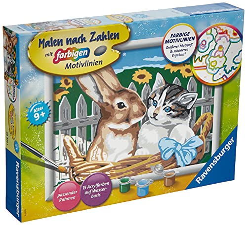 Pintura por Números 28477 RAVENSBURGER Ravensburger - Materiais de arte e artesanato - pintura, números, 9 anos, erros invisíveis, motivos