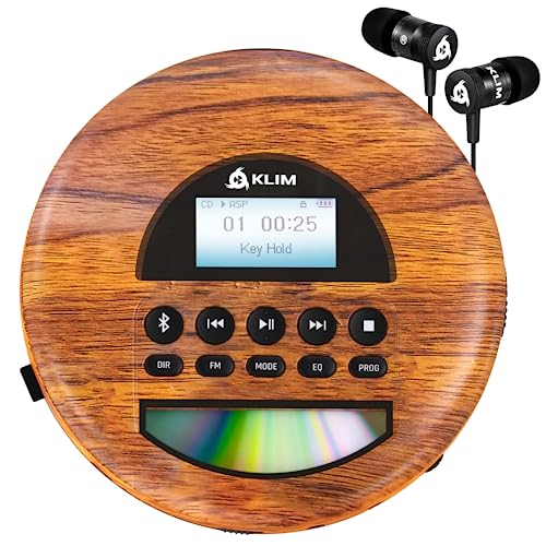 Aparelhagem para Leitura de Cds Kliment Ltd. Nomad Wood KLIM - Áudio - madeira, bluetooth, bateria