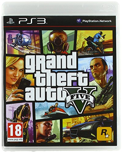 Jogo Ps3 Grand Theft Auto V (M18 - Ação/aventura) ROCKSTAR GAMES - Software de jogos de vídeo - PS3, m18, ação, aventura