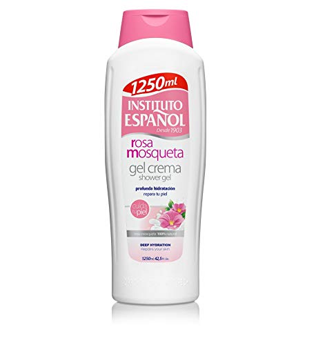 Creme Corporal INSTITUTO ESPAÑOL Rosa Mosqueta (1250 ml) Instituto Español - Gel de banho - hidratação, retardar envelhecimento, elasticidade, pele sensível
