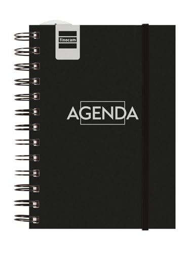 Agenda FINOCAM Mini Instituto 2024-2025 Preto (A5) Cabero Group 1916, S.A. - Calendários, organizadores e planejadores - A5, 168 páginas, espiral dupla, vermelho