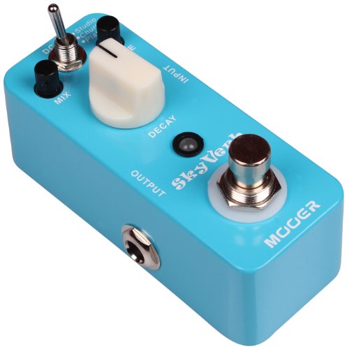 Pedal SKYVERB Digital Reverb (Reverb - 3.5mm) MOOER - Processadores de efeitos - 32 bits, decay control, true bypass, alimentação externa
