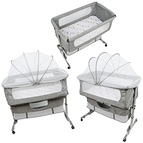 Berço com Almofada XUANYU (Branco - 99x60x70 cm) XUANYU - Móveis para bebês e crianças pequenas - almofada, branco, 99x60x70 cm