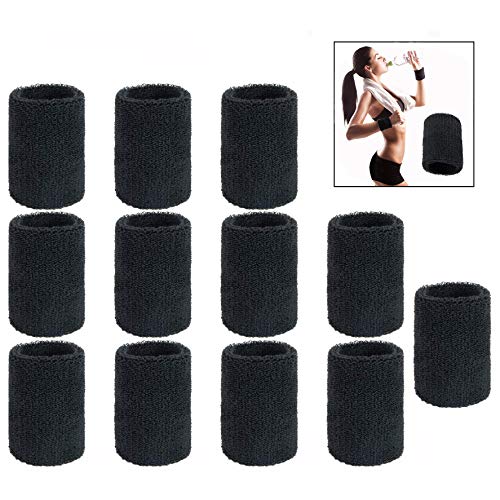 Banda para Pulso LHKJ 12 Peças Preto (Tamanho Único) LHKJ - Pulseiras de pulso - pulso, preto, 12 peças