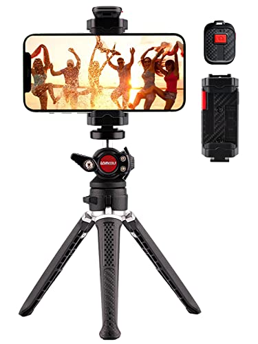 Tripé LAMMCOU Mini (Alumínio - Altura Máxima: 30 cm) JZS - Acessórios para telemóveis - alumínio, 30 cm, ângulos de pernas, fácil instalação