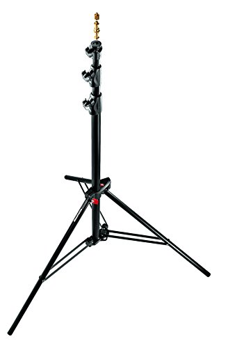 Tripé MANFROTTO 1005BAC (Alumínio - Altura Máxima: 273 cm) Manfrotto - Suportes de estúdio e montagens - 273 cm, 10 kg, 3 secções, sistema de fecho rápido