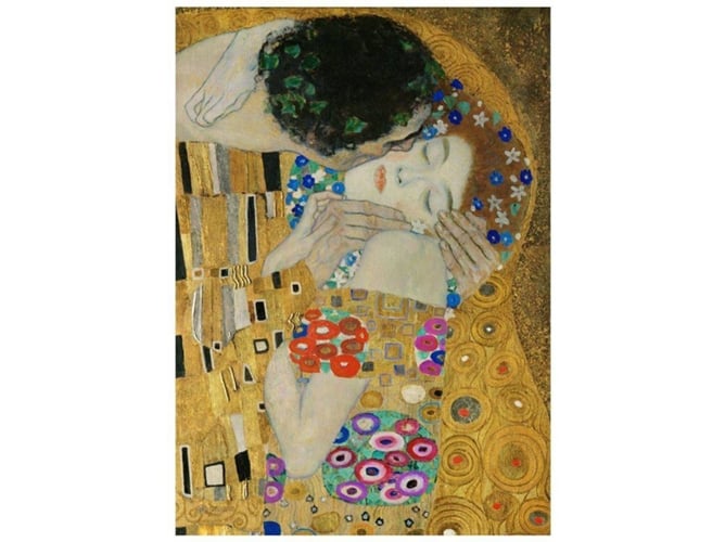 Quadro LEGENDARTE Gustav Klimt - The Kiss (particular) Legendarte - Obras de arte - quadro, legendarte, gustav klimt, the kiss, moldura, impressão