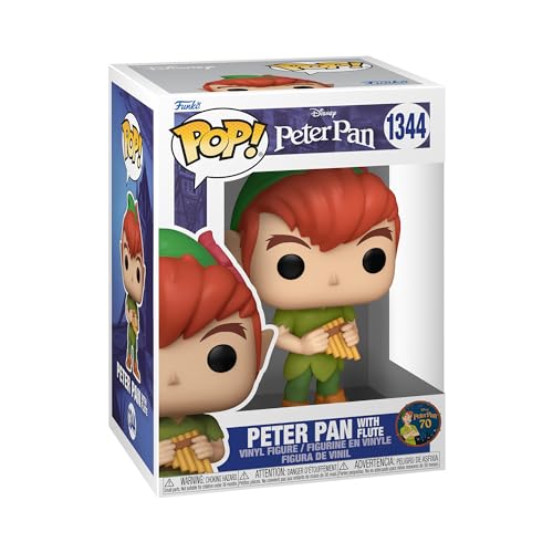 Figura FUNKO POP Disney: Peter Pan 70Th-Peter With Flute Funko - Brinquedos - figura, vinil, museu virtual