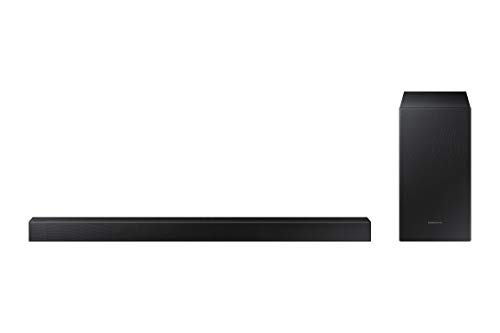 Soundbar Samsung HW-T420 (2.1 - 150 W - Subwoofer Sem Fios) SAMSUNG - Alto-falantes - 2.1 canais, 150 W, subwoofer sem fios, bluetooth, wi-fi