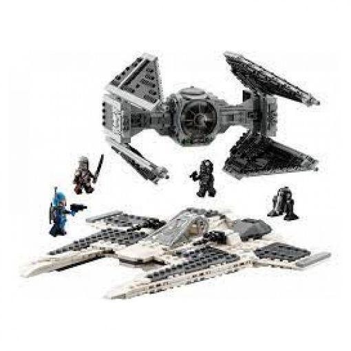 LEGO Star Wars: A caça mandaloriana contra o interceptador TIE (Idade mínima: 7) LEGO - Blocos de encaixe - lego, star wars, caça mandaloriana, interceptador tie, idade mínima 7