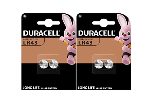 Duracell Lr43 Pilhas Descartáveis Alcalino Duracell - Baterias de uso geral - litio, cilíndrico, 1,5 V, lr43