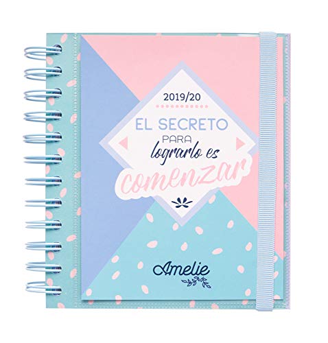 Agenda Escolar ERIK EDITORES Amélie (Espanhol - Diário - 14.8x20cm) ERIK - Calendários, organizadores e planejadores - espanhol, diário, capa de plástico, 14.8x20cm