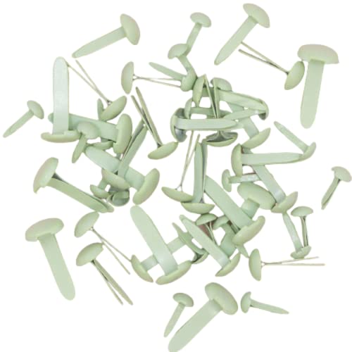 Brads CRAFTALIER 3 Tamanhos (50 Un) Verde Craftelier - Prendedores de latão - 3 tamanhos, 50 unidades, verde