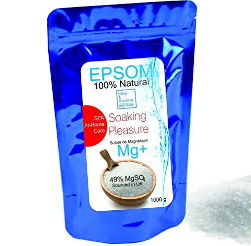 Sais Epsom 1000 G (Recondicionado Como Novo) bleu & marine Bretania - Aditivos de banho - epsom, 1000 g, recondicionado