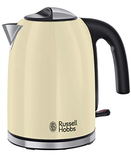 Russell Hobbs Chaleira Elétrica Colours+ Creme 1.7 L 2400 W Preto Russell Hobbs - Eletrodomésticos de cozinha - 1.7 L, 2400 w, preto