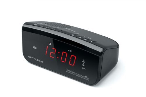 Rádio Despertador MUSE M-12 CR Preto Digital Muse - Radios - rádio despertador, muse m-12 cr, preto, digital