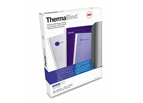 Pack 25 capas para encadernação GBC 45448 A4 Branco GBC - Papel de capa - capa, encadernação, pvc, branco, 9mm