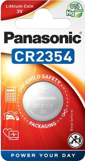 Pilha Recarregável PANASONIC CR-2354EL/1B Panasonic - Baterias - litio, botão/moedelho, 3V, 1000mAh