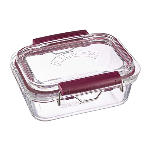 Caixa de Conservação KILNER Glass Jar with Lid Kilner - Recipientes de armazenamento de alimentos - 600ml, vidro temperado, polipropileno