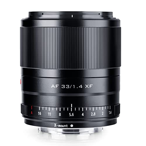 Objetiva VILTRON 33mm F1.4 STM XF (Encaixe: Fujifilm X Mount - Abertura: f/16 - f/1.4) VILTROX - Peças e acessórios para câmeras - 3,3mm, f1.4, fuji x mount, abertura electrónica